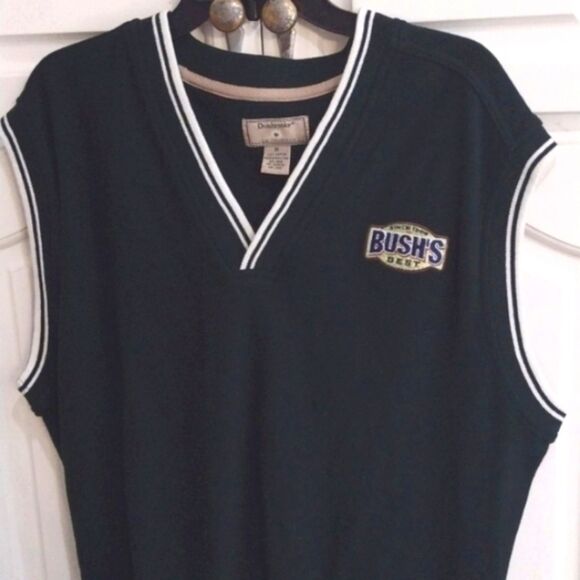 Dunbrooke Bush's Best patch Vintage Vest (Baked Beans) Size Medium Mens - Picture 1 of 7